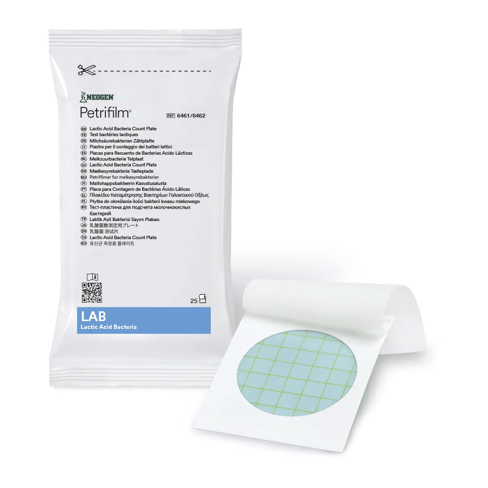 Petrifilm Lactic Acid Bacteria (LAB) Count Plates 6461, 6462