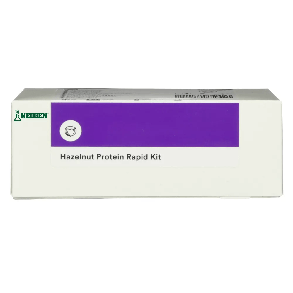 Allergen Testing - Hazelnut Protein Rapid Kit - Center Front In Package